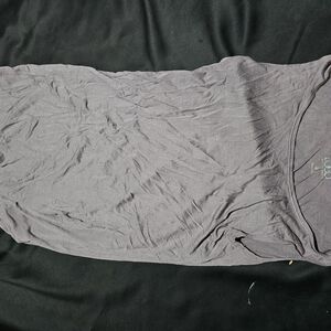 LOGO by Lori Goldstein Gray Top